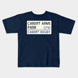 Cardiff Arms Park, Cardiff, Wales Kids T-Shirt